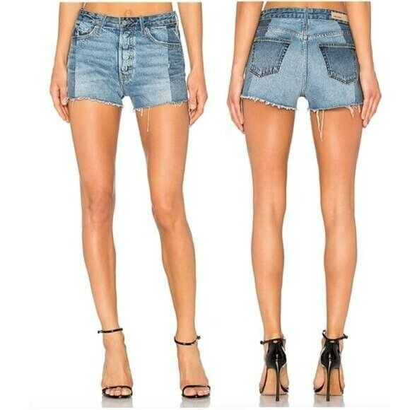 GRLFRND Cindy Shorts in Saturday Night Two Tone Wash Women's Size 26 NWT - Picture 1 of 10